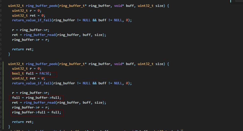ring_buffer_peek bug!!!! · Issue #359 · zlgopen/awtk · GitHub