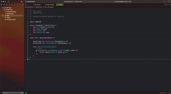 GitHub Adri567 autogpt Xcode Source Editor Extension With OpenAI s API
