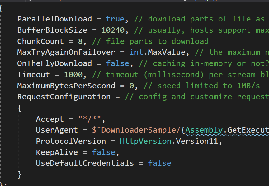 'An error occurred while sending the request