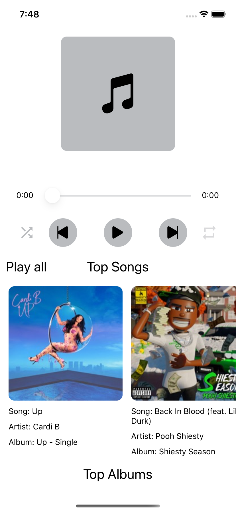 setvolume musicplayer android