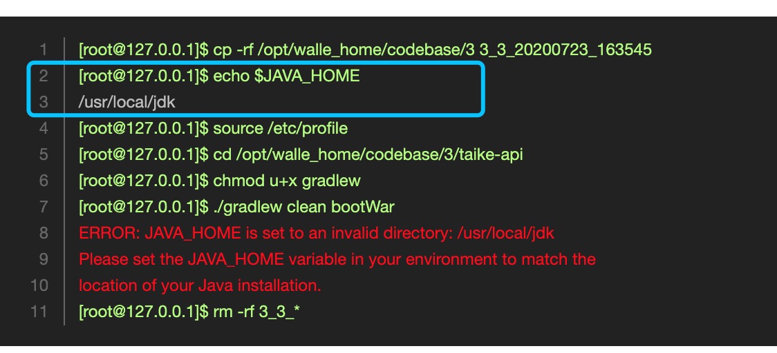 bug gradlew打包报错找不到JAVA_HOME · Issue #1124 · meolu/walle-web · GitHub