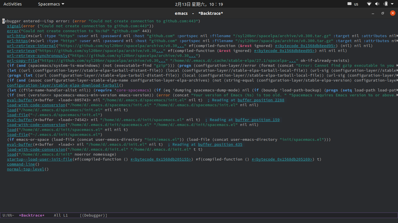 Could not create connection to github.com:443 · Issue #14376 · syl20bnr ...