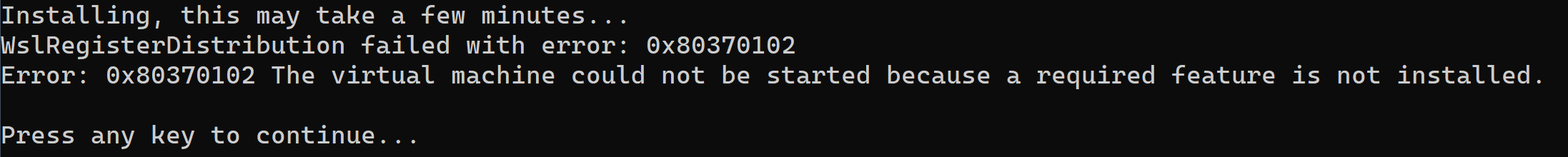 WSL2 Unable to Install/Upgrade Distros 18995.1+ · Issue #4573 ...