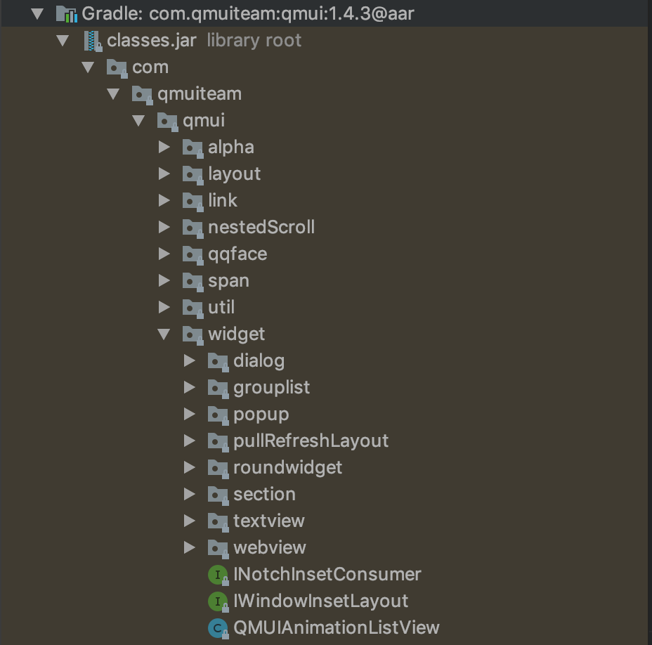 在1.4.3版本下没有找到QMUITabBuilder这个类 · Issue #713 · Tencent/QMUI_Android · GitHub