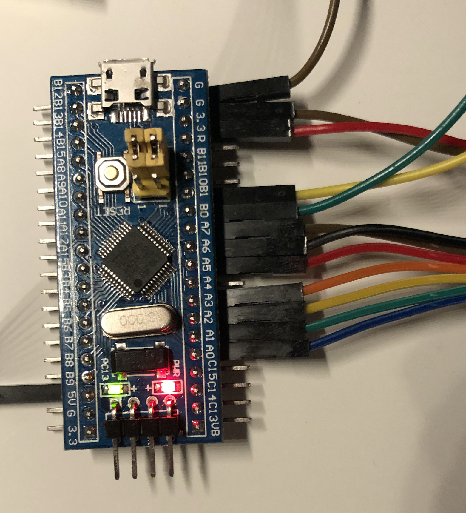 Microcontroller wires