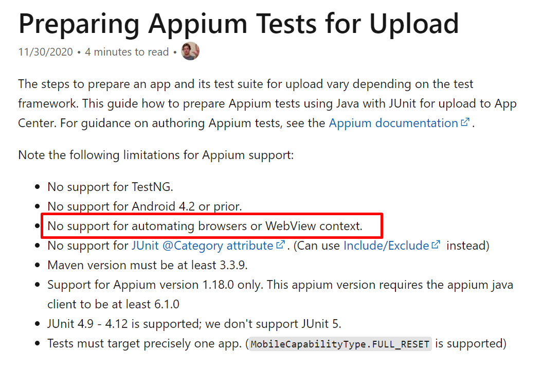 Support for mobile browsers or WebView context · Issue #2141 ...