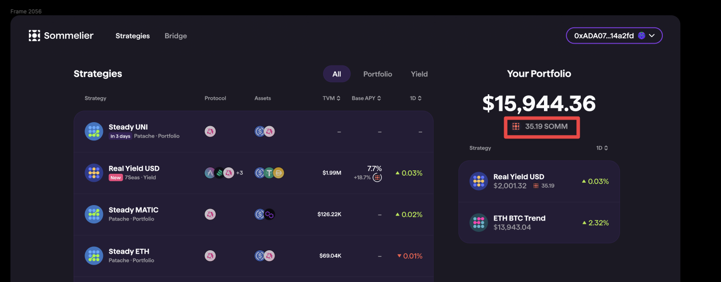 App Redesign: Data - Total Rewards · Issue #895 · PeggyJV/sommelier ...