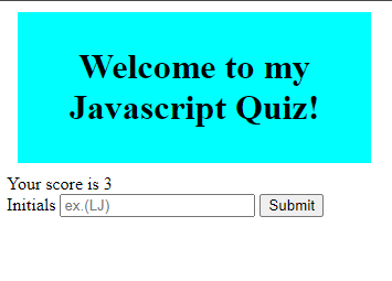 GitHub - LoganNerd/Javascript-Quiz: Creating a javascript quiz!