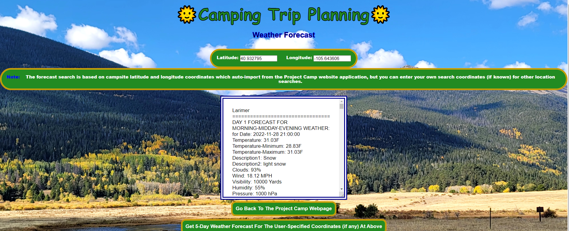 GitHub - alester77/Project-Camp: Project-1 group project