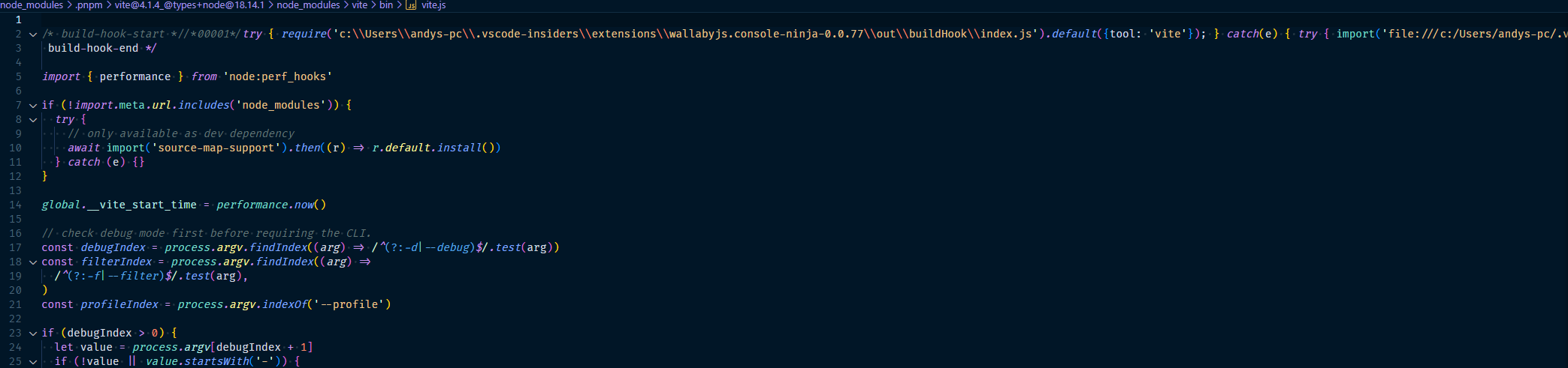 [Bug]: breaks vite installation when the extension is present · Issue ...