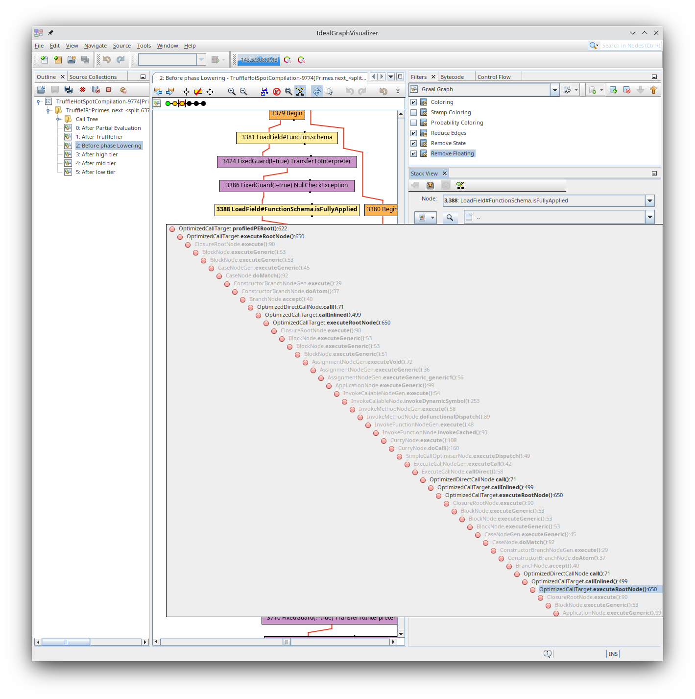 Inlining Stacktrace 