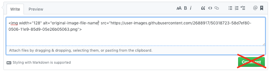 Easy way to attach image files to Gist