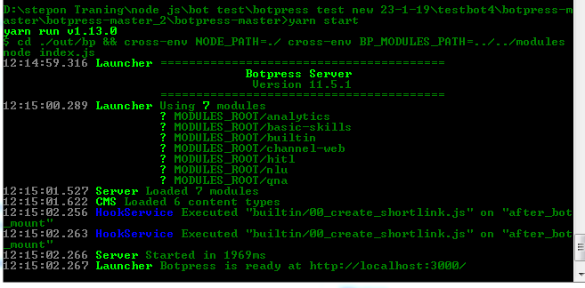 other modules are not show in localhost or when i run? · Issue #618 ...