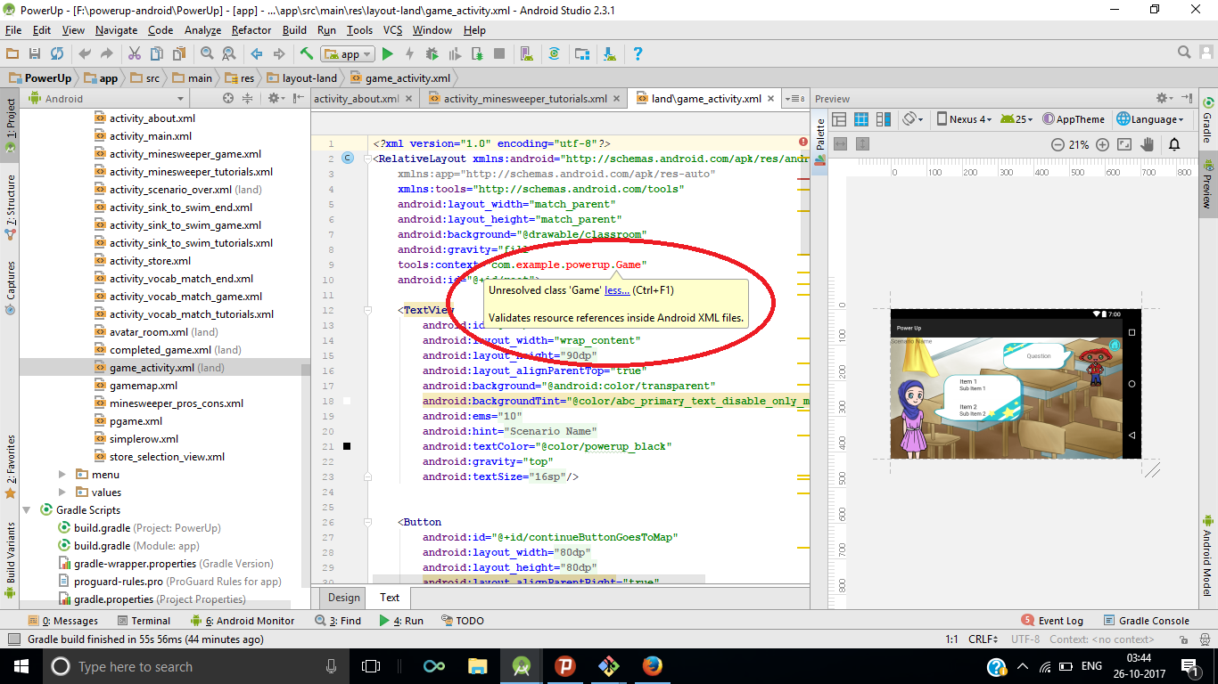 Unresolved package in game_activity.xml · Issue #532 · anitab-org ...