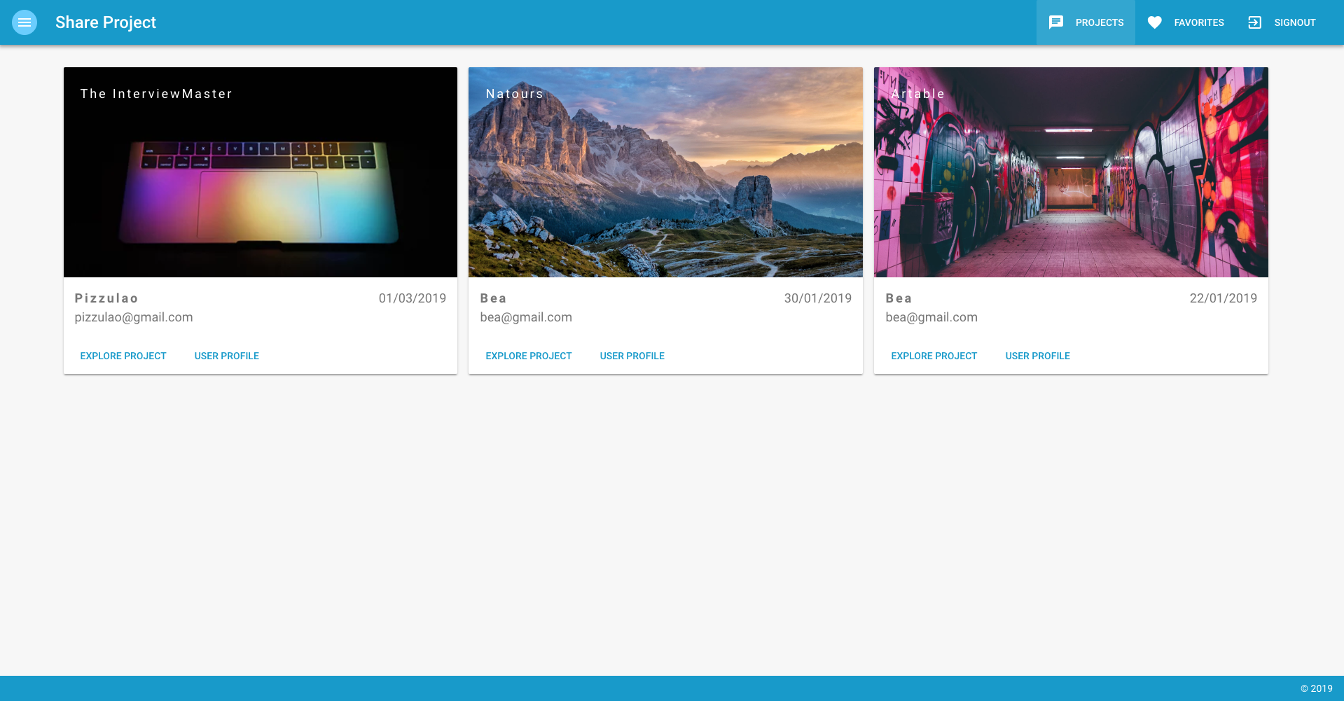 GitHub - Pizzu/Share-Project: A web application where you can share ...