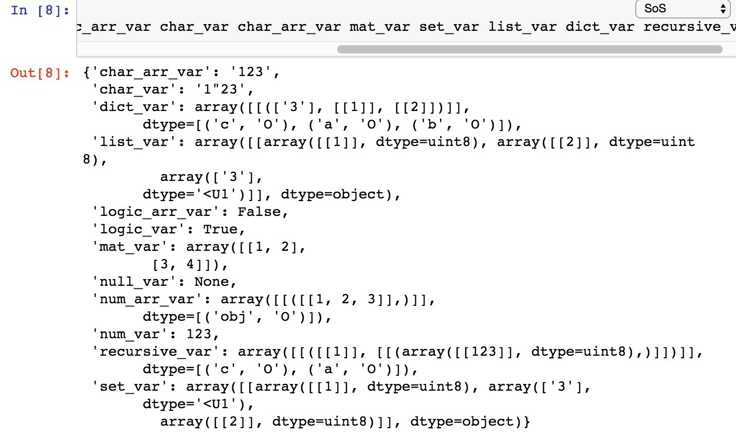 Matlab support. · Issue 394 · vatlab/sos · GitHub