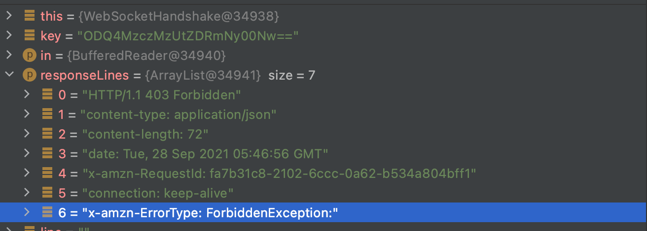 MqttException (0) - java.io.IOException: WebSocket Response header ...