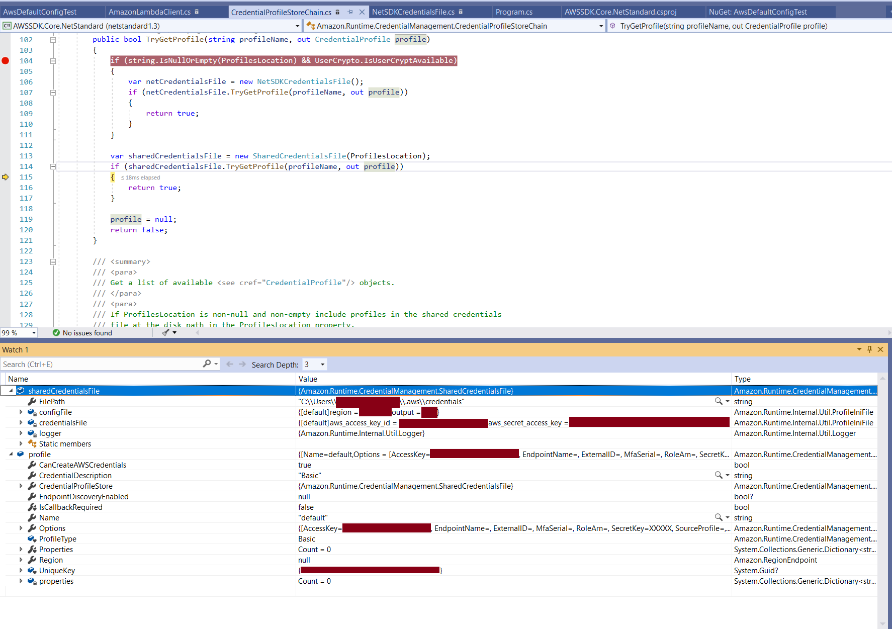 Amazon.Runtime.AmazonClientException 'No RegionEndpoint or ServiceURL