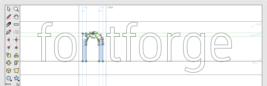 fontForge