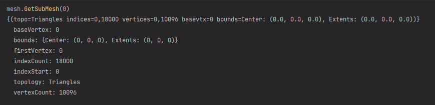 Meshes with Draco compression don't have submesh bounds set (always 0,0 ...