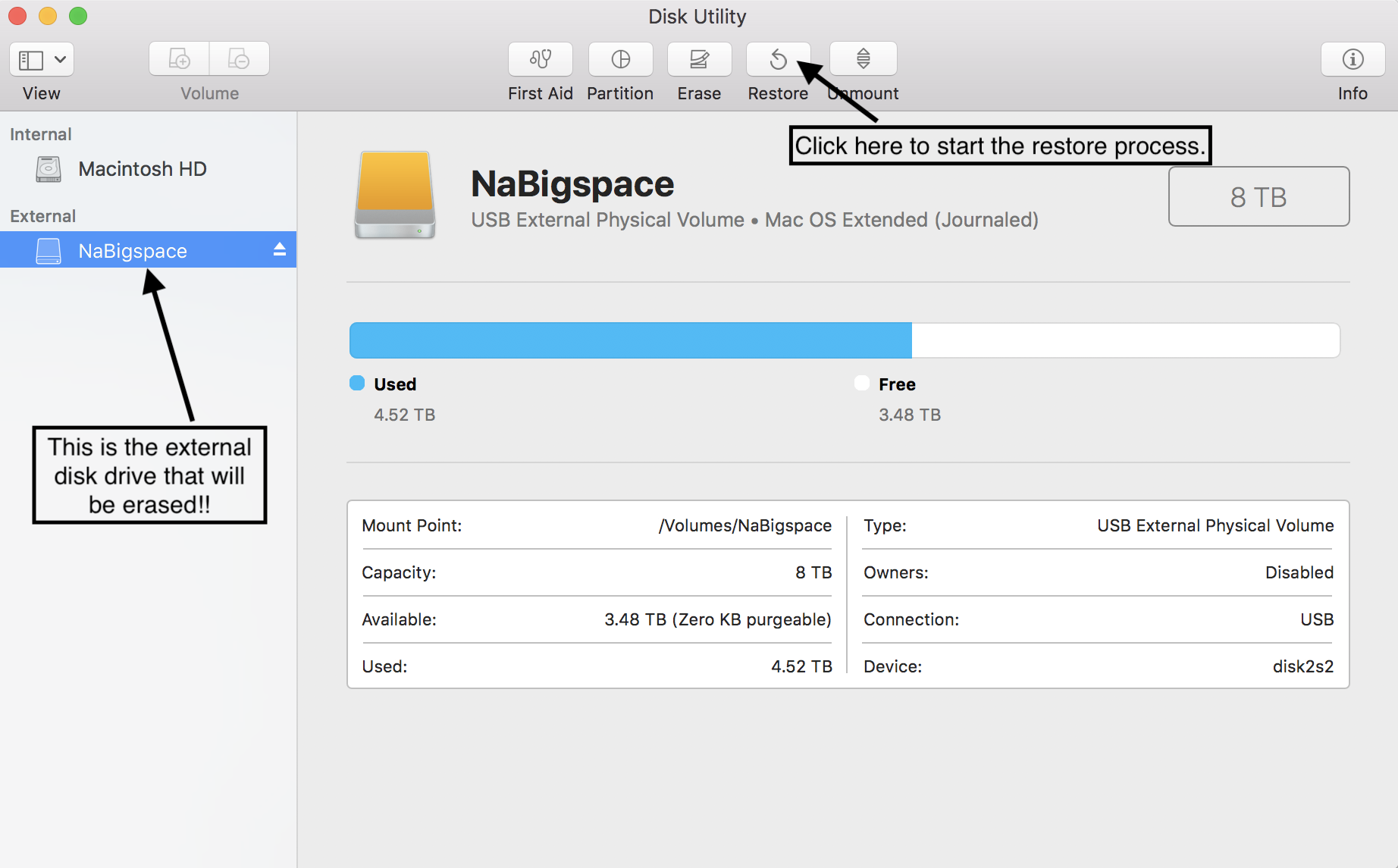 Create or Restore Disk Image in Mac OSX · GitHub