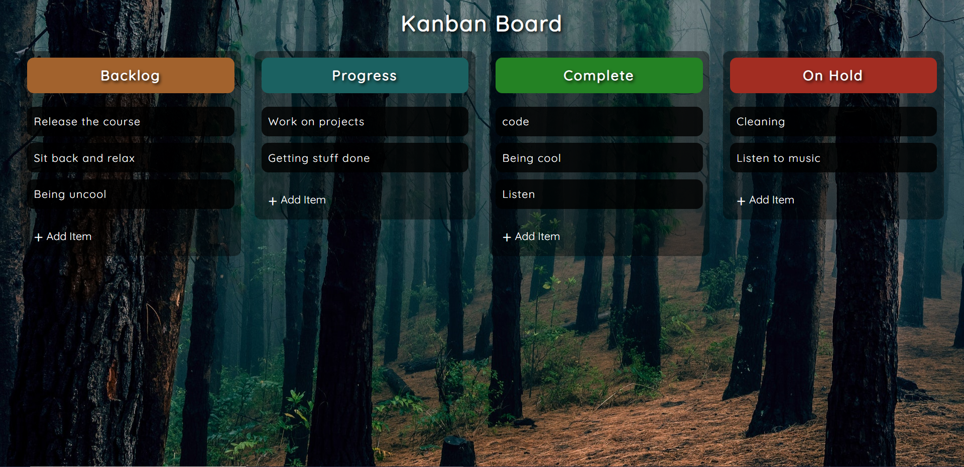 GitHub - birdhar/Kanban-Board: Kanban Board