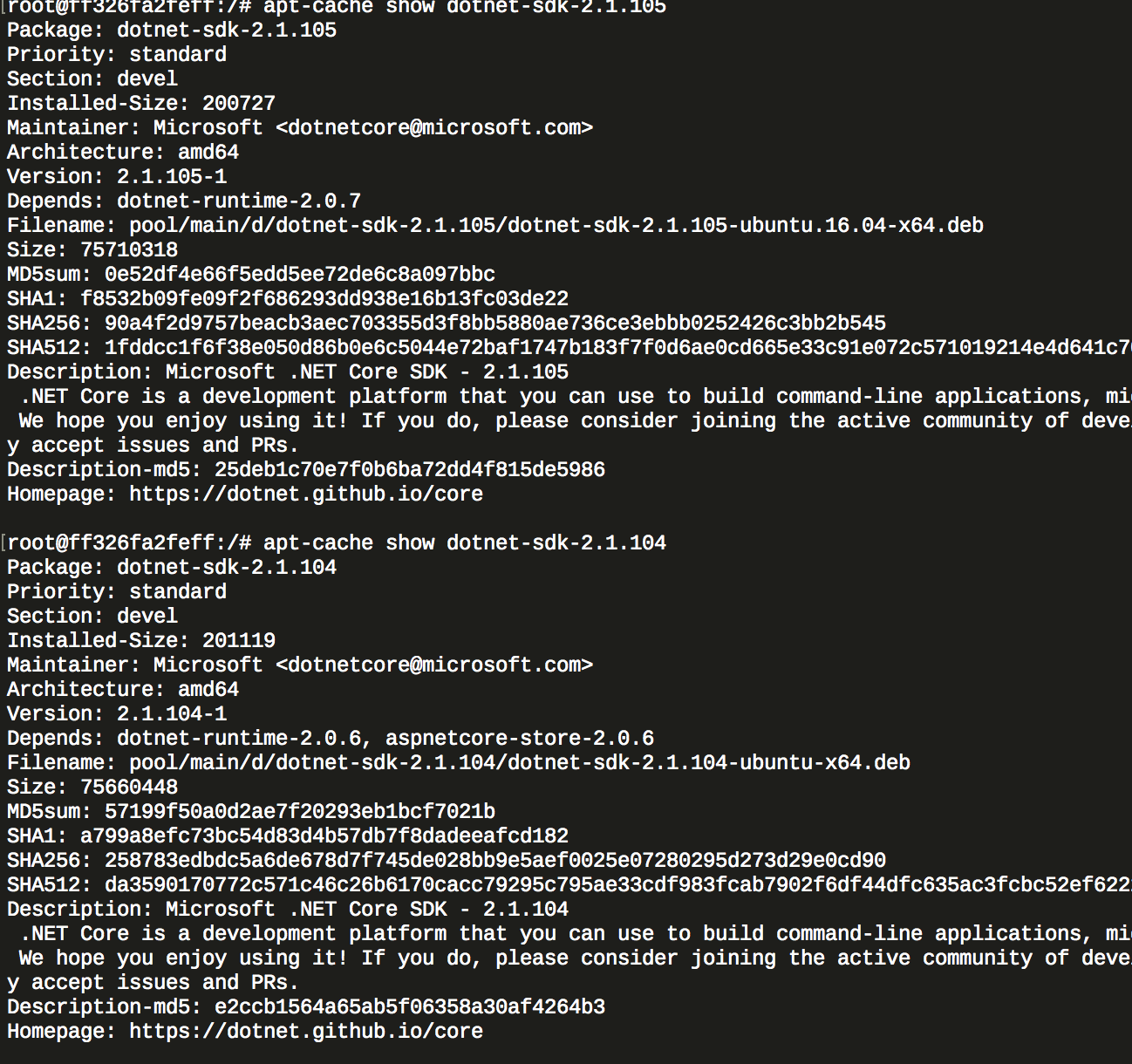 2.1.105 SDK package isn't installing aspnetcore-store packages · Issue ...