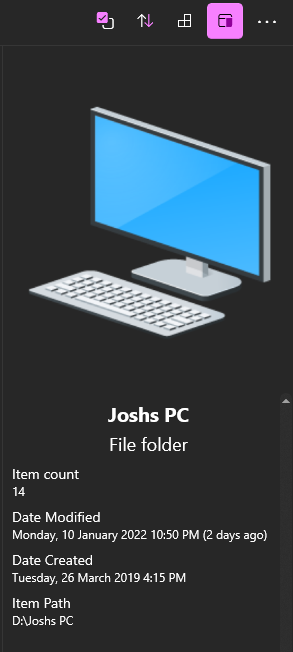 Add details pane to preview file information · Issue #7606 · files ...