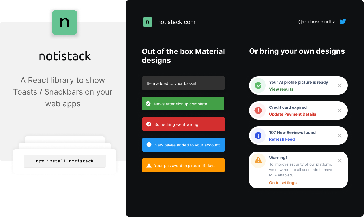 GitHub - smartameer/rn-snackbar-component: React Native snackbar