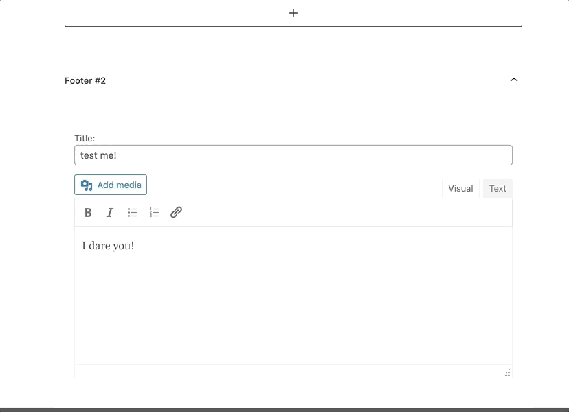 disappearing widgets