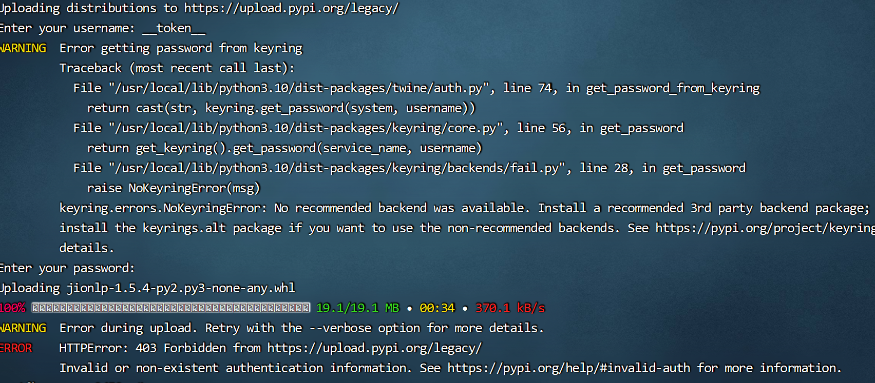 nasty to use when upgrading to 2FA · Issue 1021 · pypa/twine · GitHub