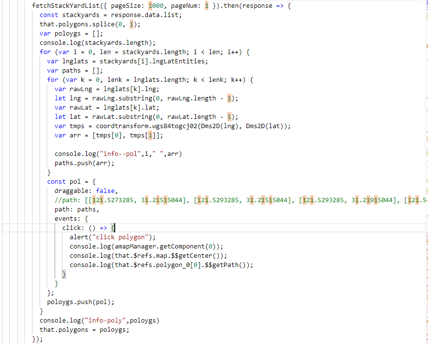 绘制多边形时坐标参数值被修改 · Issue #570 · ElemeFE/vue-amap · GitHub