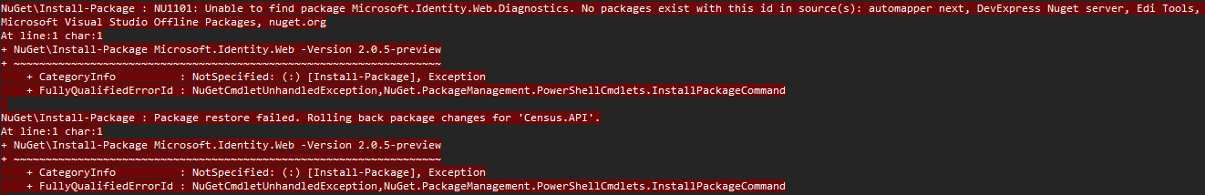 Unable to install either 2.0.4-preview or 2.0.5-preview · Issue #1956 ...