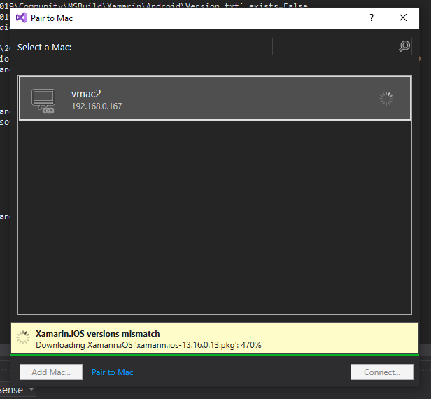 Xamarin.iOS versions mismatch Never ending install · Issue 8975