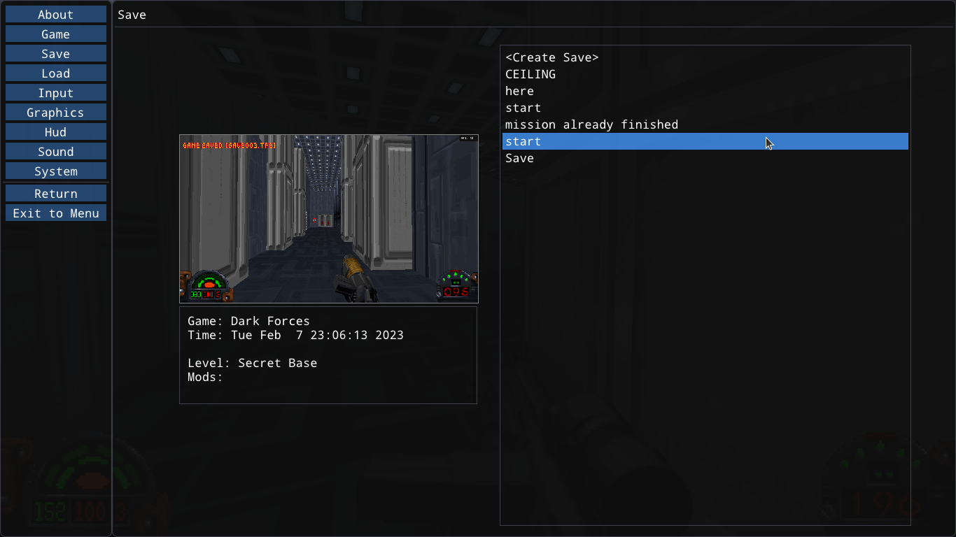 two saves the same name