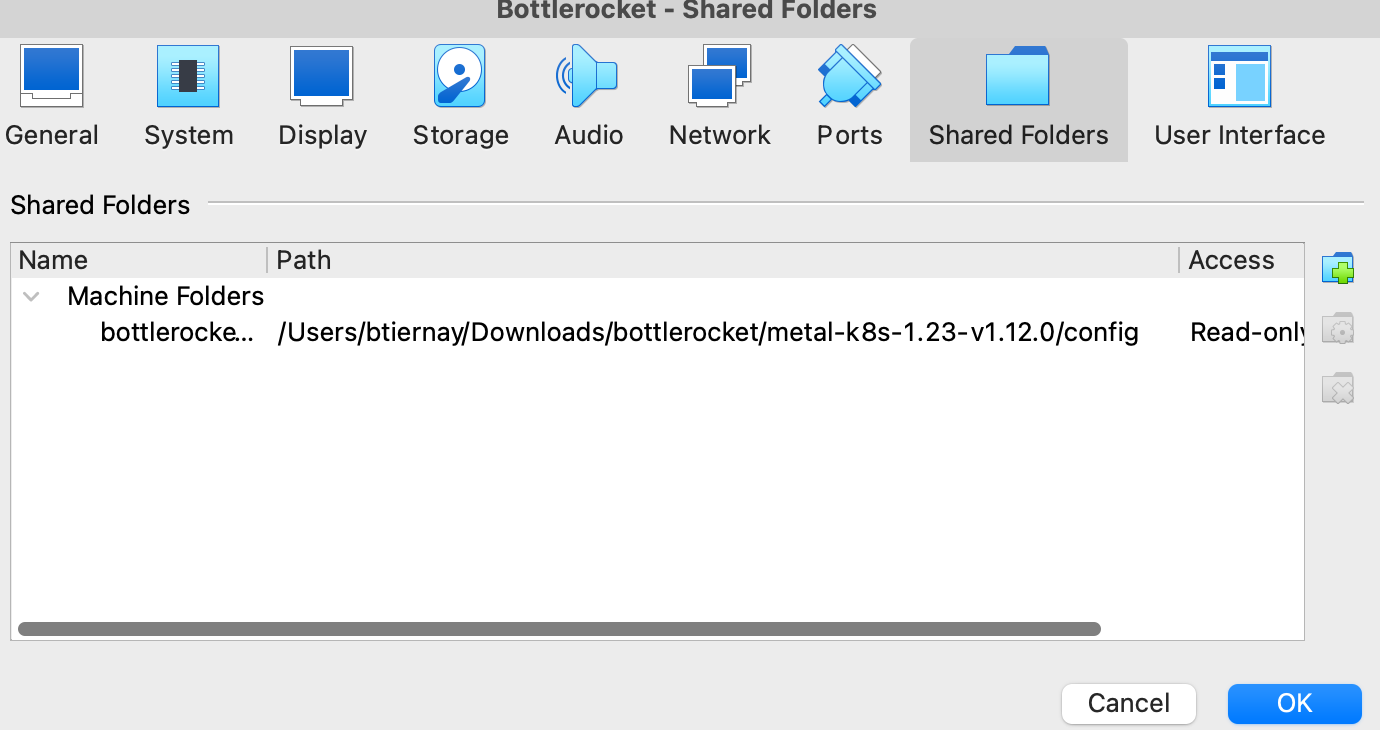 VirtualBox Waiting for root device booting the image standalone · Issue 842 · bottlerocketos