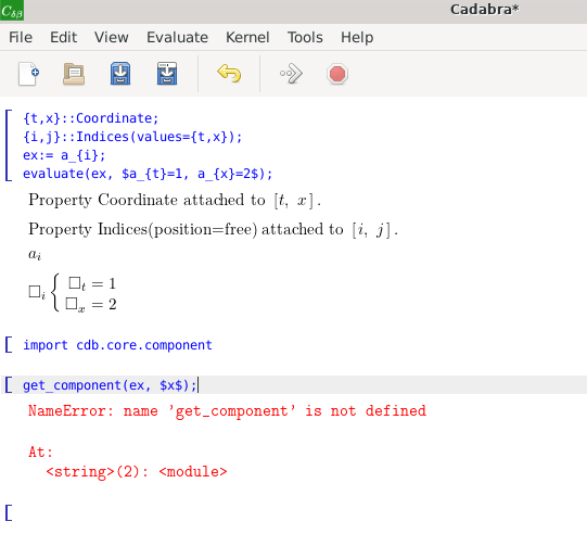 NameError for add-ons. · Issue #223 · kpeeters/cadabra2 · GitHub