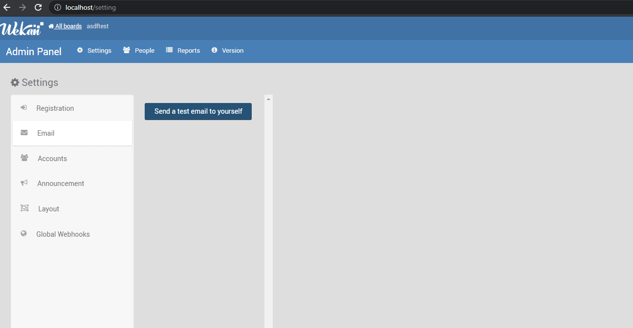 Docker email settings send test email error with example values · Issue ...