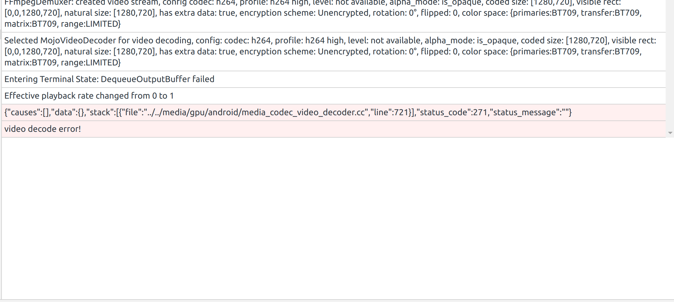 With multiple videojs players some videos on Android Chrome does not