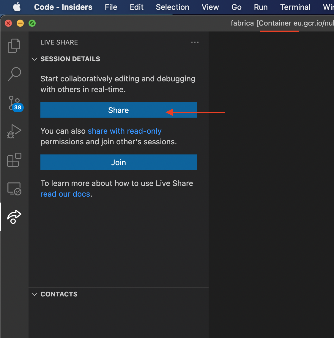 Cannot live share from container · Issue #4403 · microsoft/live-share ...