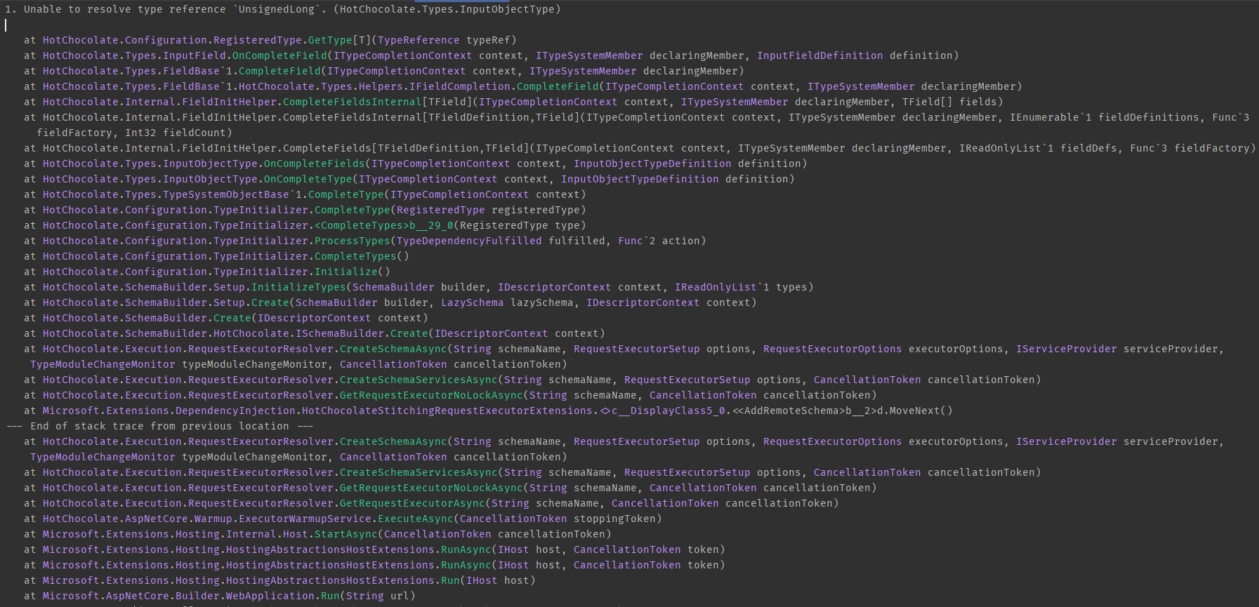 Unable to resolve type reference `LocalDateTime` in Gateway(Schema