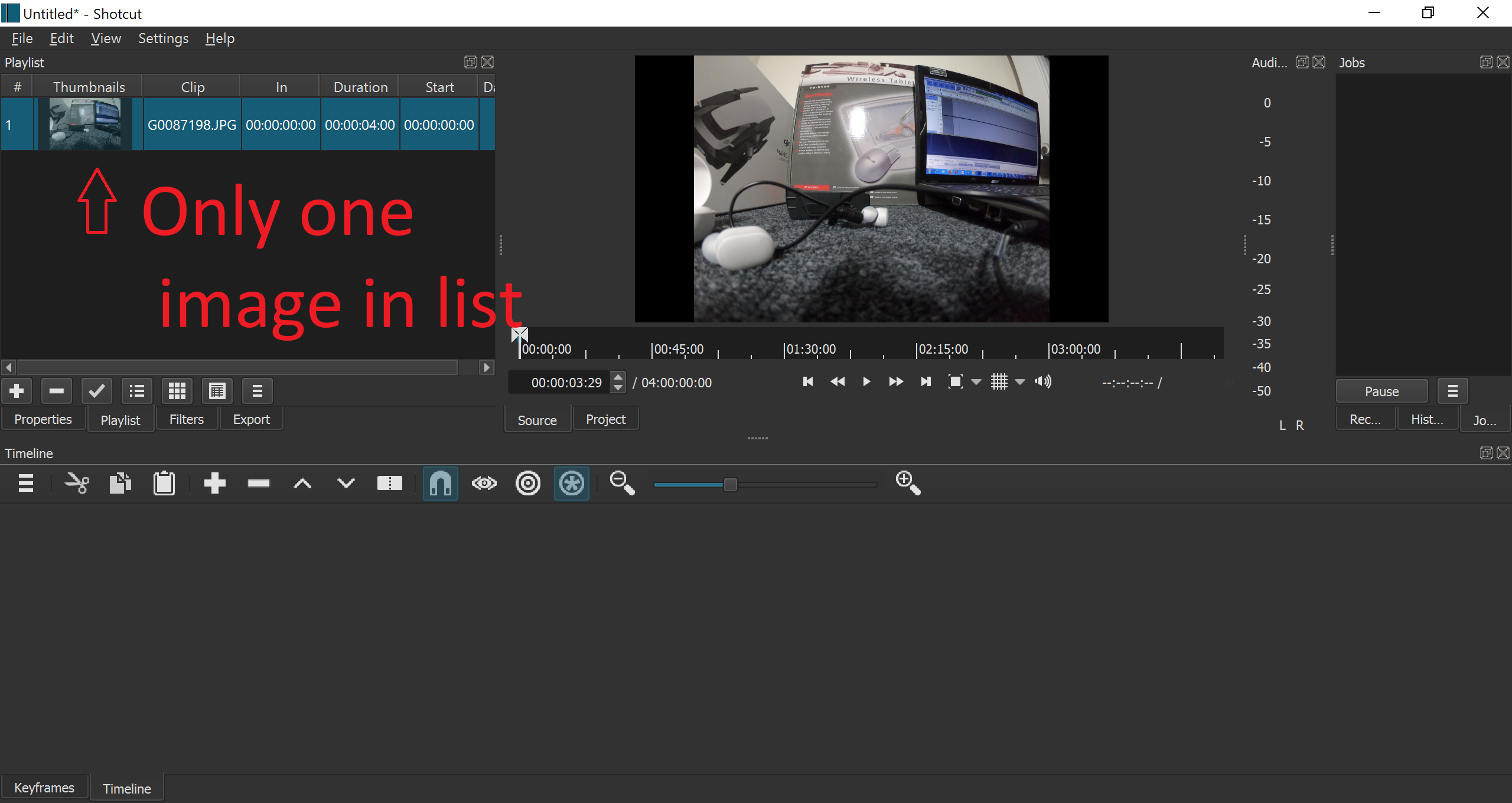 Image sequence export playlist shows INVALID · Issue #784 ...