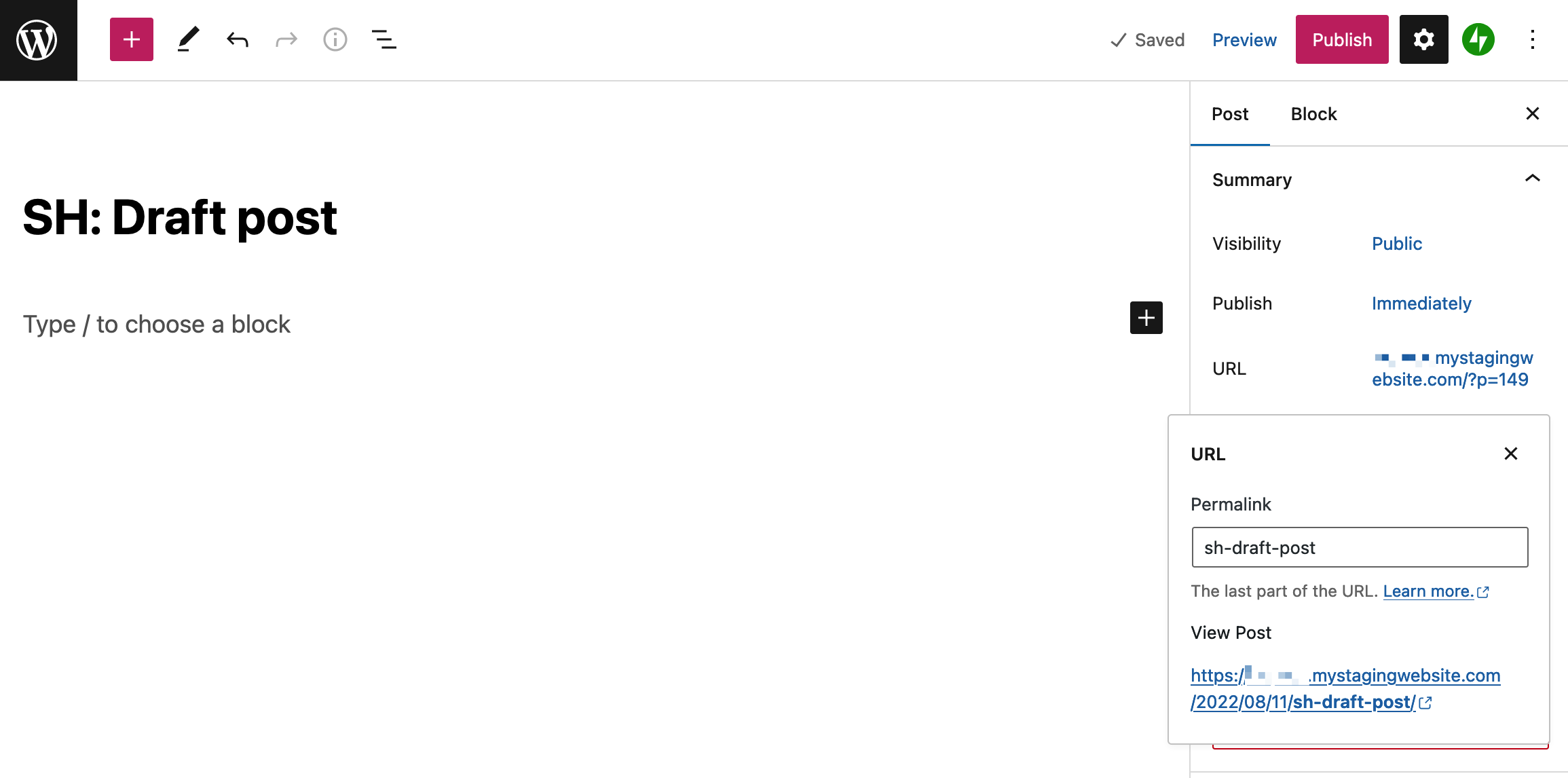 Permalinks displaying post IDs when in drafts and scheduled. · Issue ...