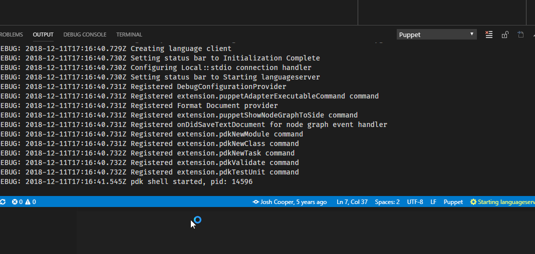 Show Progress · Issue 445 · puppetlabs/puppetvscode · GitHub