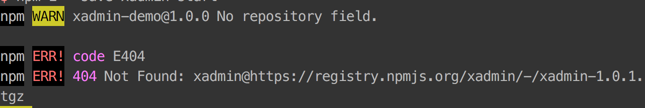 npm link error · Issue #583 · sshwsfc/xadmin · GitHub