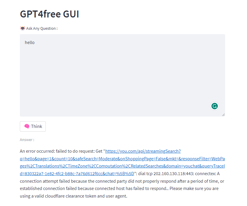Hi Guys, this issue how to fix: failed to do request: Get "https://you ...