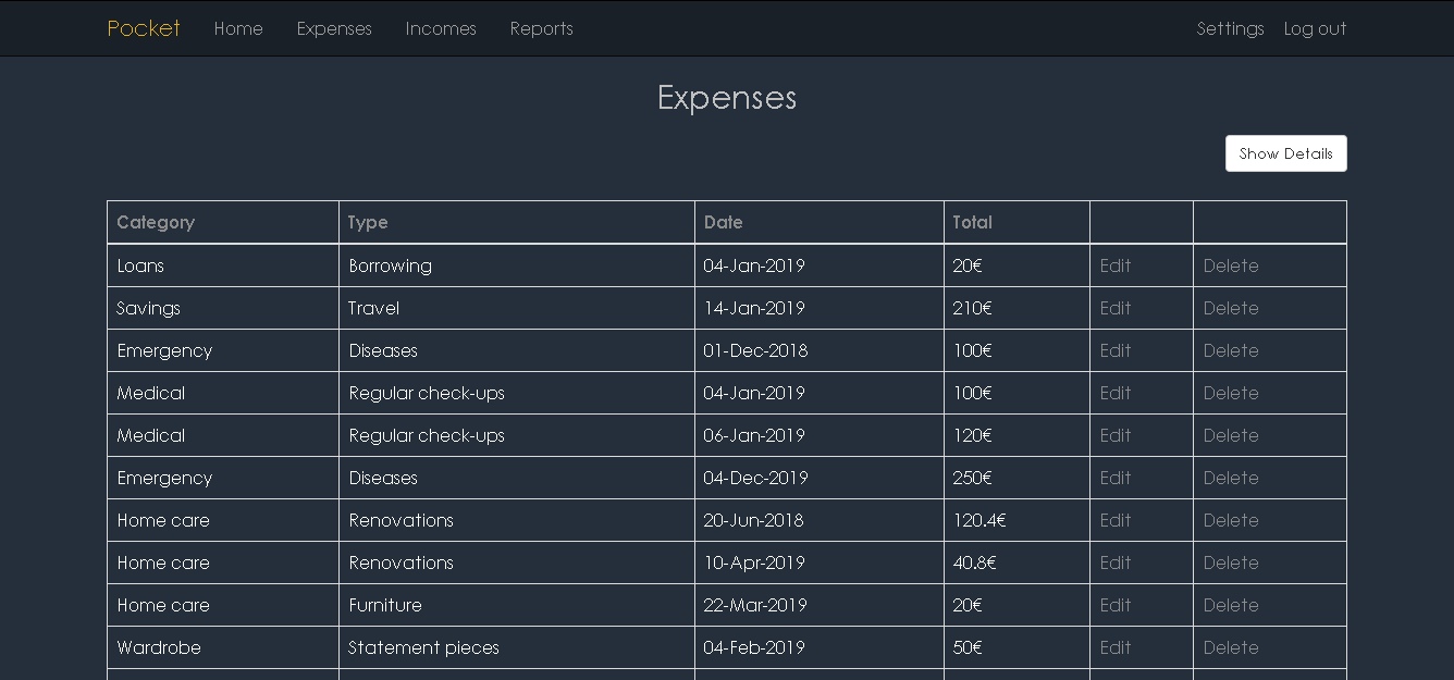 GitHub - DSpahija/Pocket_WebsiteApp: Pocket project as a website ...