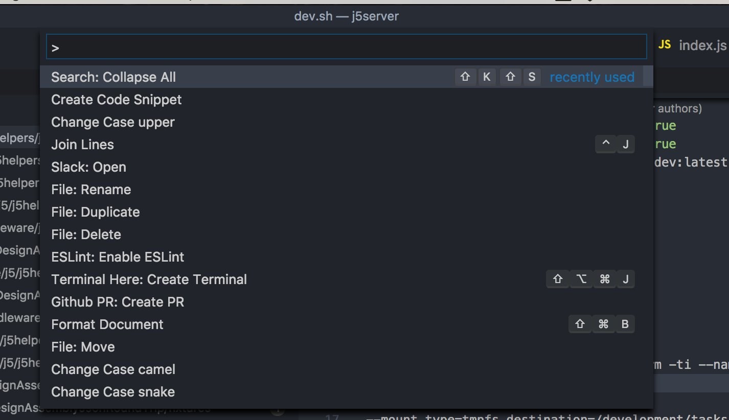 edit keyboard shortcut directly from command palette · Issue #55383 ...