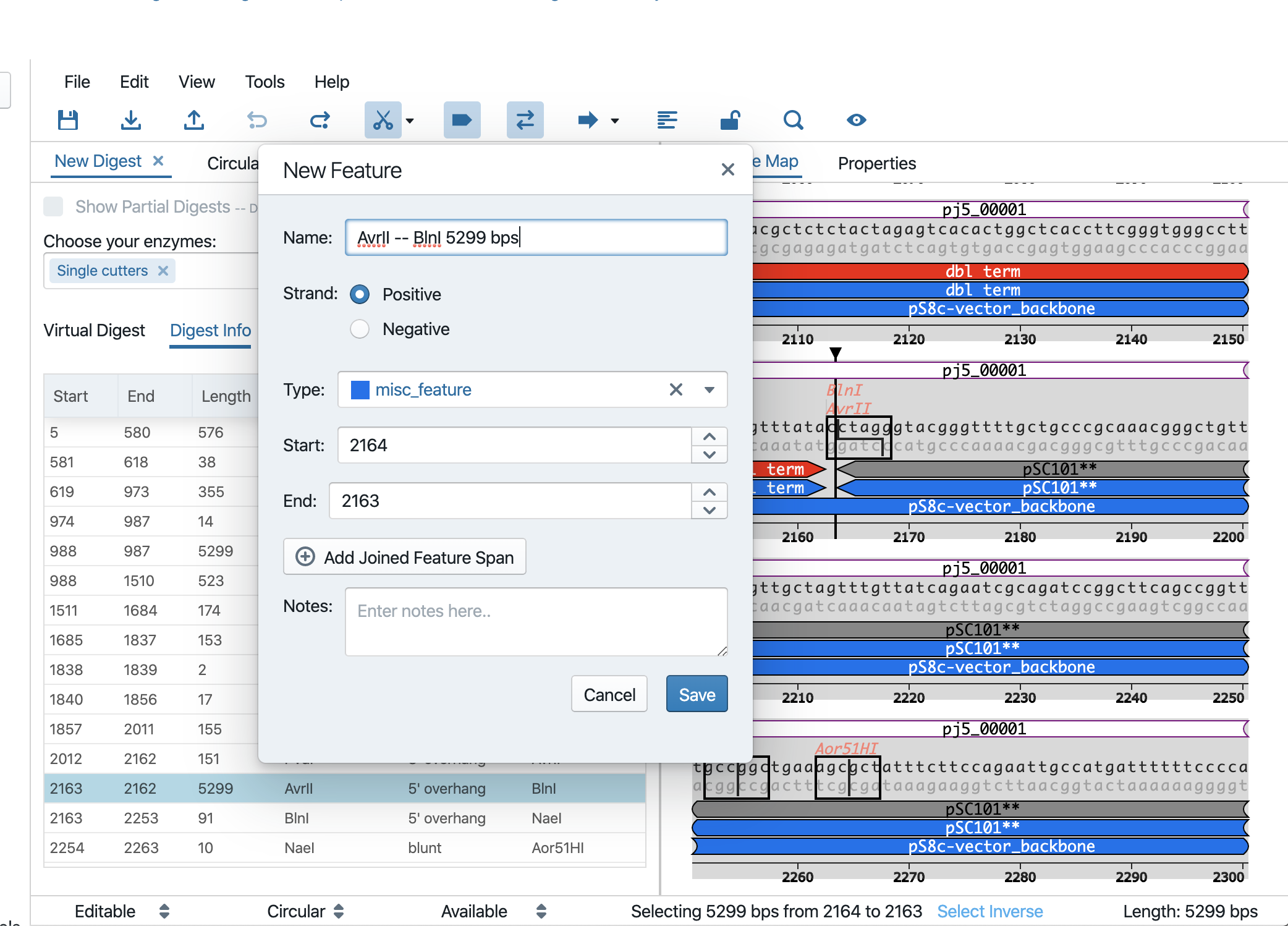 Add a way to create Features/Parts from digest fragments in Virtual ...