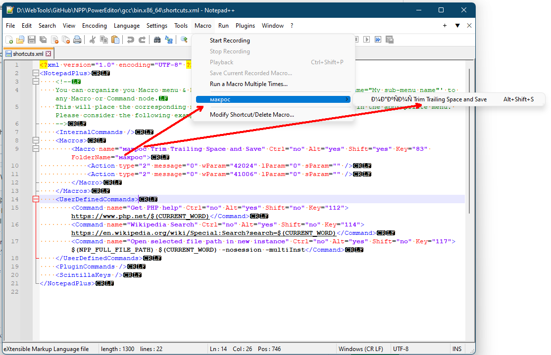 Notepad++ v8.4.9 regression Folder display mess in nonwestern